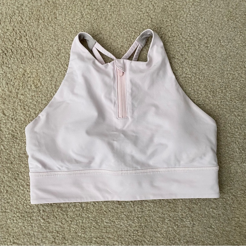 Lululemon Energy High Neck Zip Sports Bra